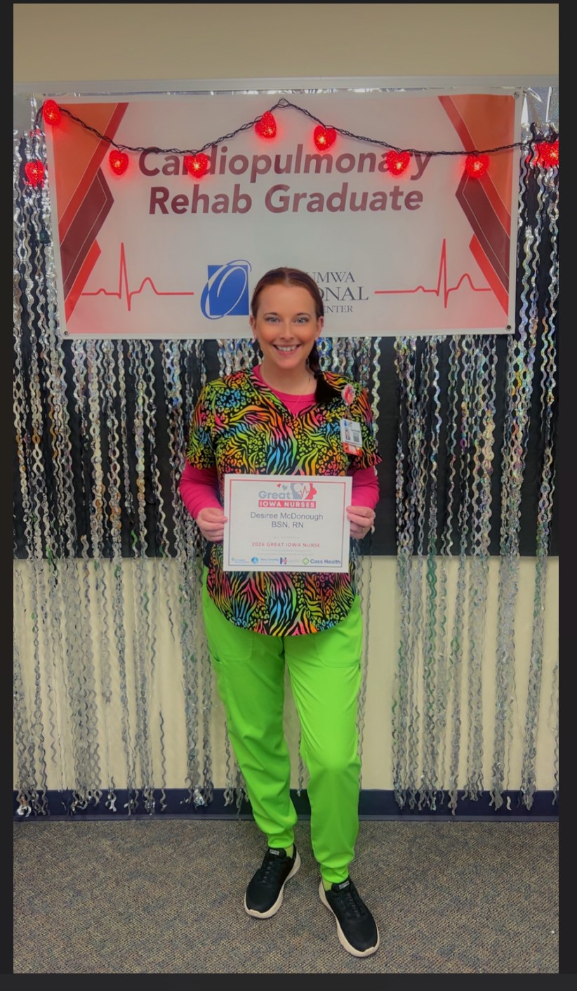 Desiree McDonough, RN, Named One of the 2026 Great Iowa Nurses