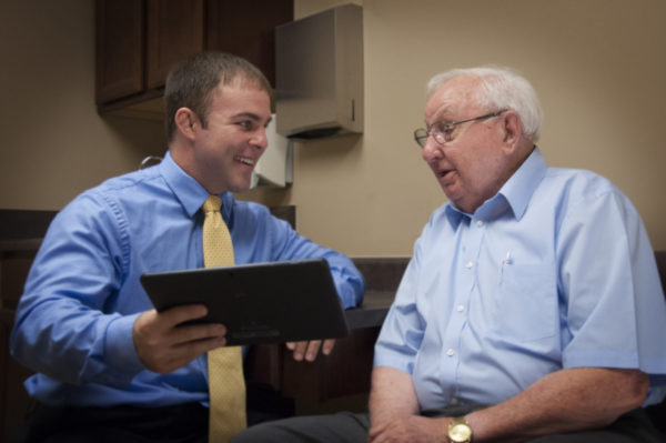 provider with patient